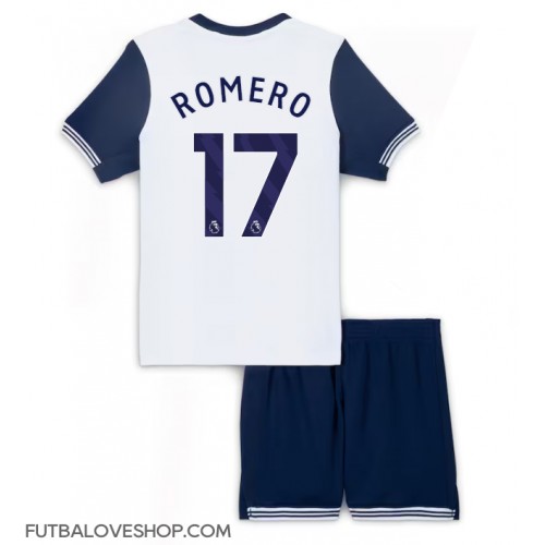 Dres Tottenham Hotspur Cristian Romero #17 Domáci pre deti 2024-25 Krátky Rukáv (+ trenírky)